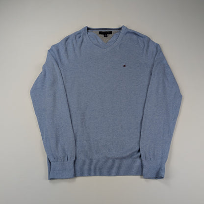 Maglione Tommy Hilfiger con scollo a V ivy league - M