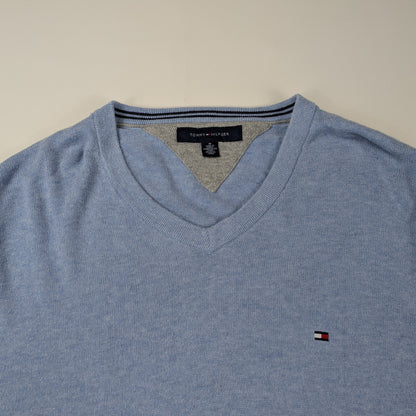 Maglione Tommy Hilfiger con scollo a V ivy league - M