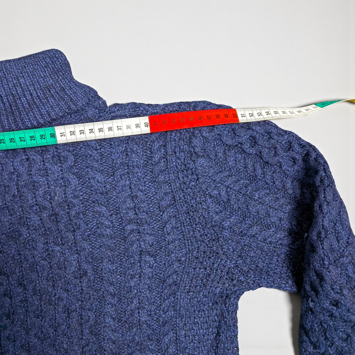 Maglione vintage Original Aran Company in pura lana merino - S