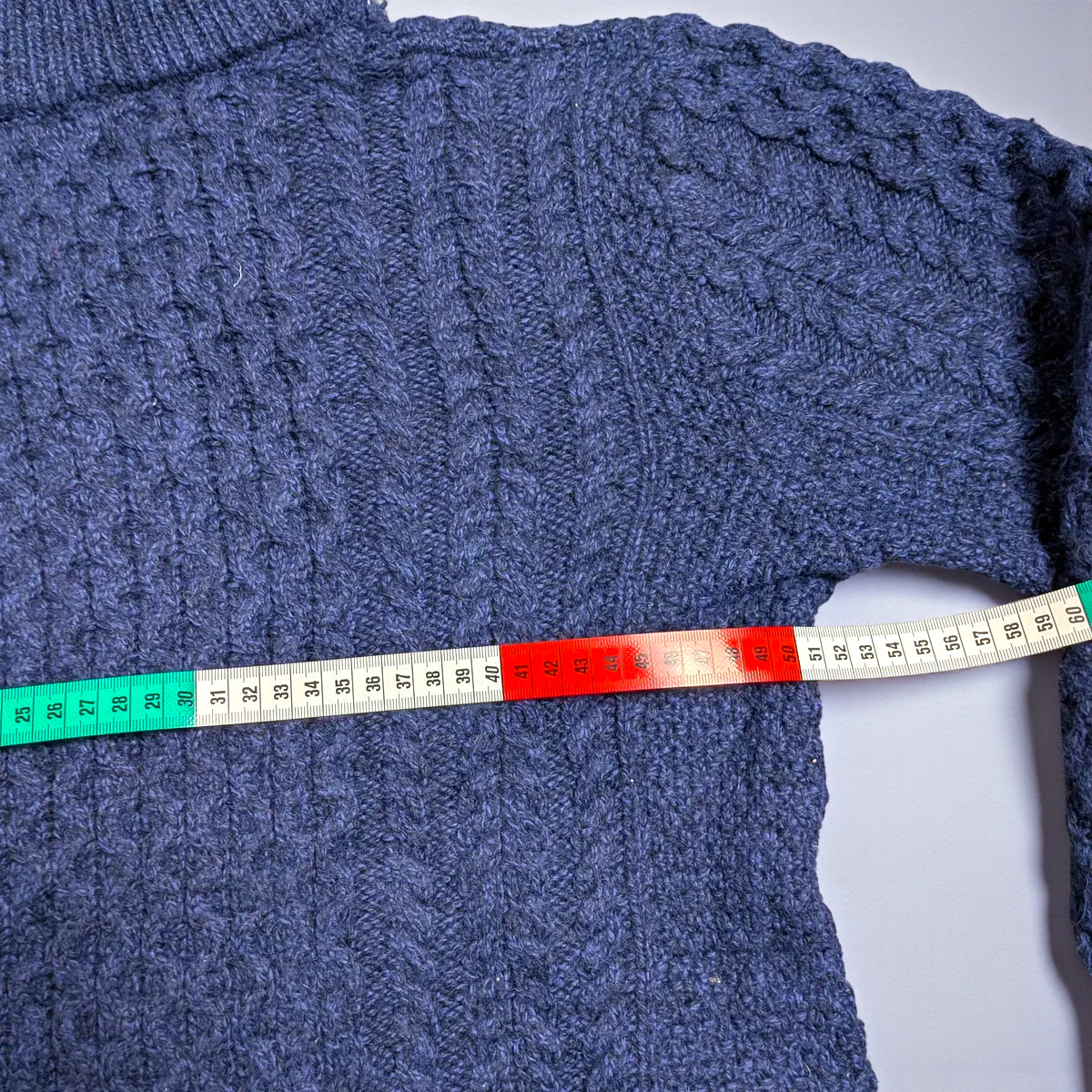 Maglione vintage Original Aran Company in pura lana merino - S