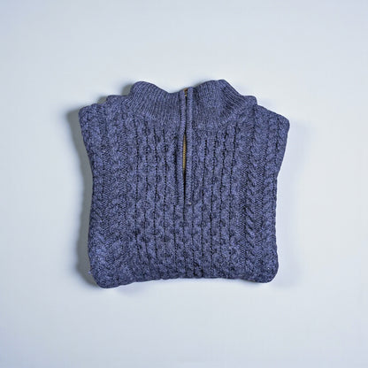 Maglione vintage Original Aran Company in pura lana merino - S