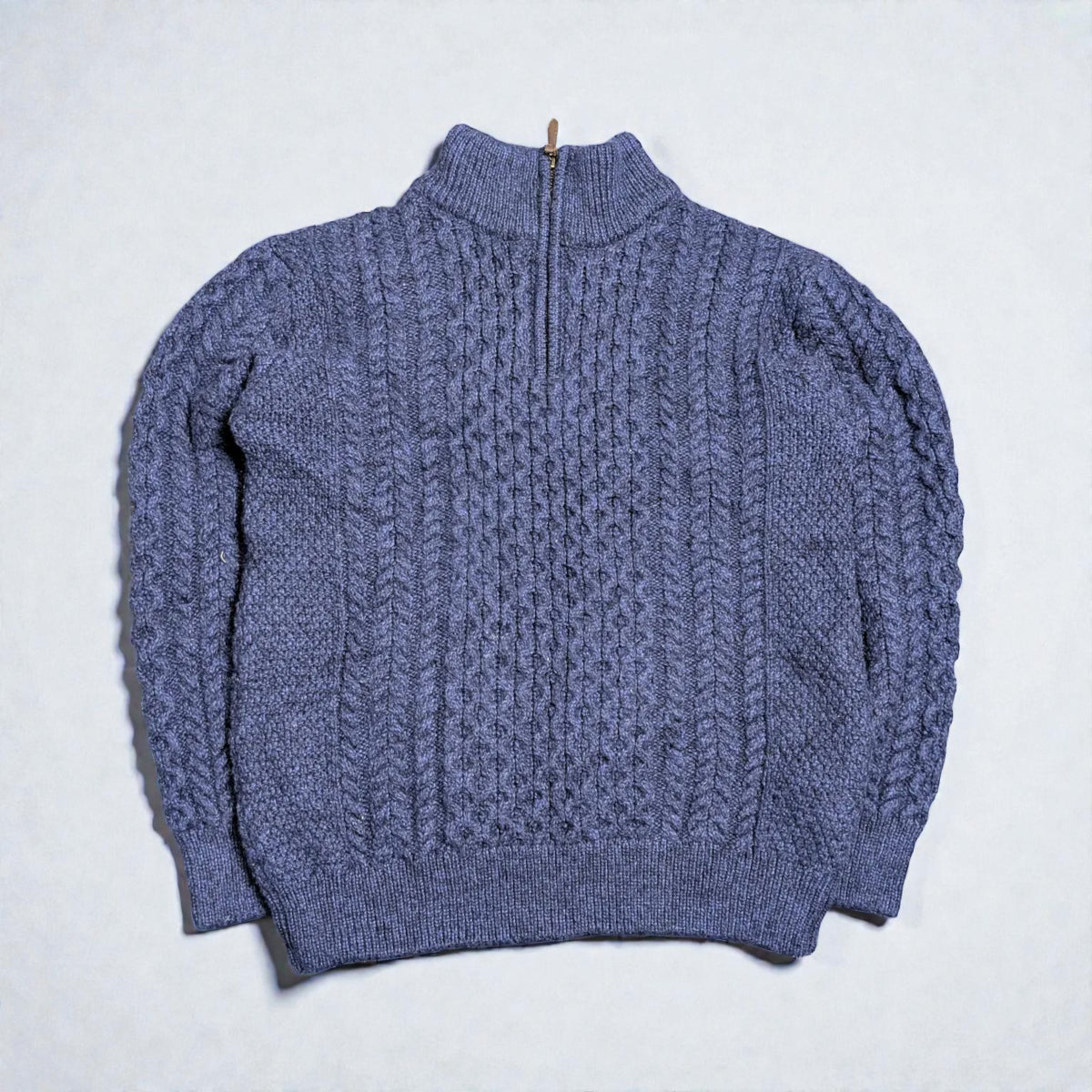 Maglione vintage Original Aran Company in pura lana merino - S