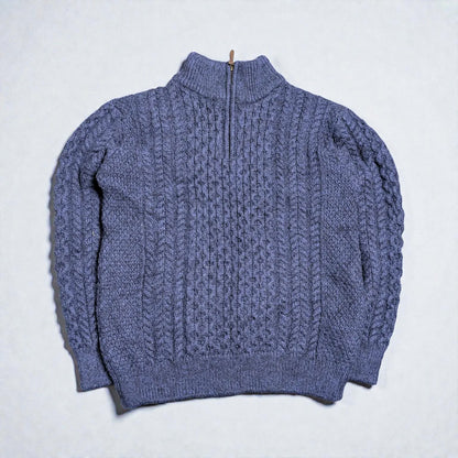 Maglione vintage Original Aran Company in pura lana merino - S