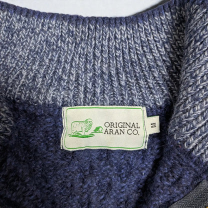 Maglione vintage Original Aran Company in pura lana merino - S