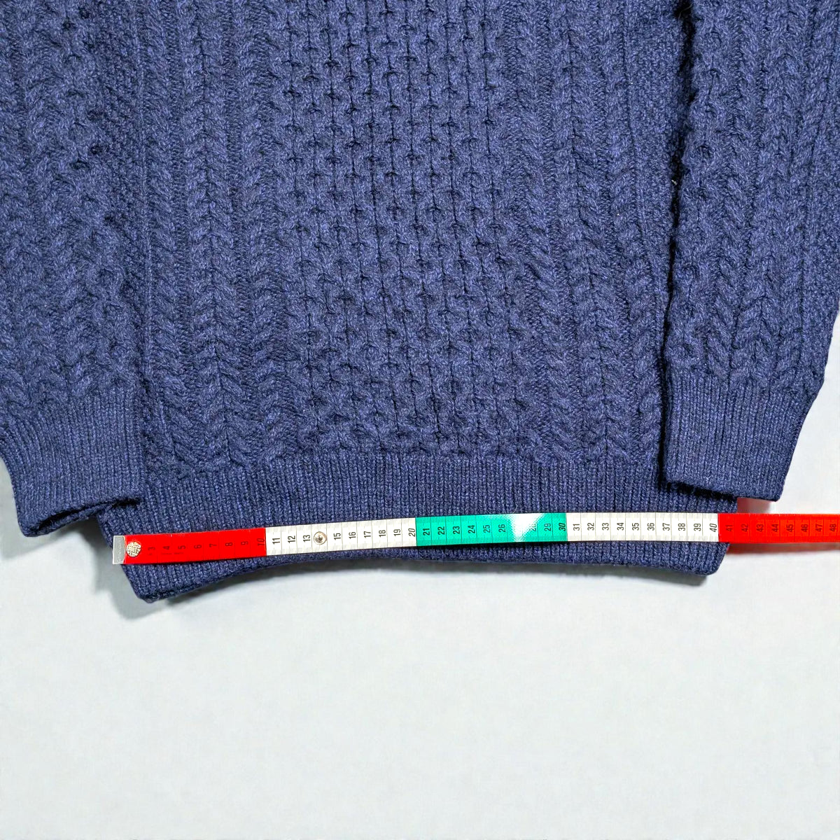 Maglione vintage Original Aran Company in pura lana merino - S