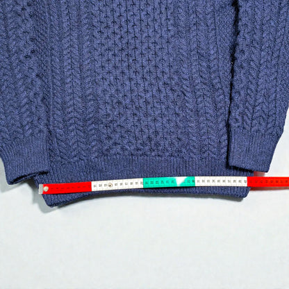 Maglione vintage Original Aran Company in pura lana merino - S