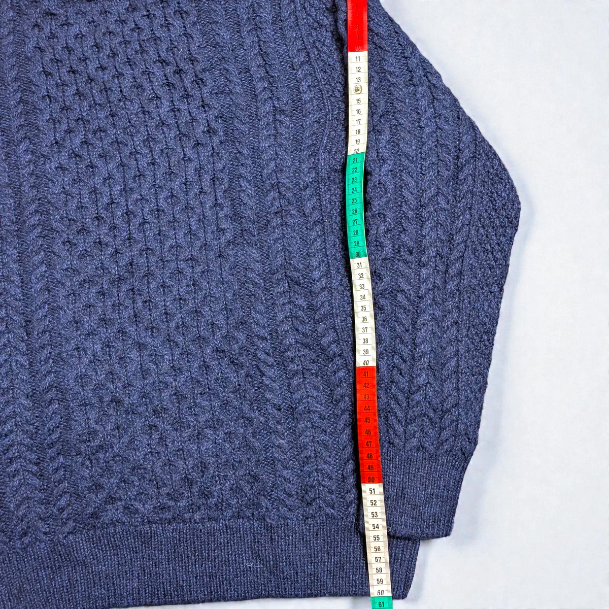 Maglione vintage Original Aran Company in pura lana merino - S