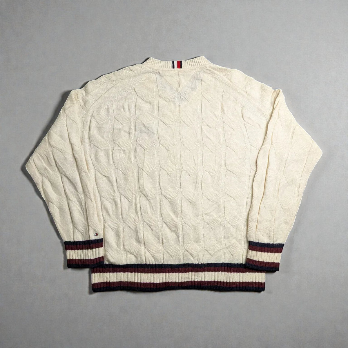 Tommy Hilfiger Monogram Wool Blend Sweater - L