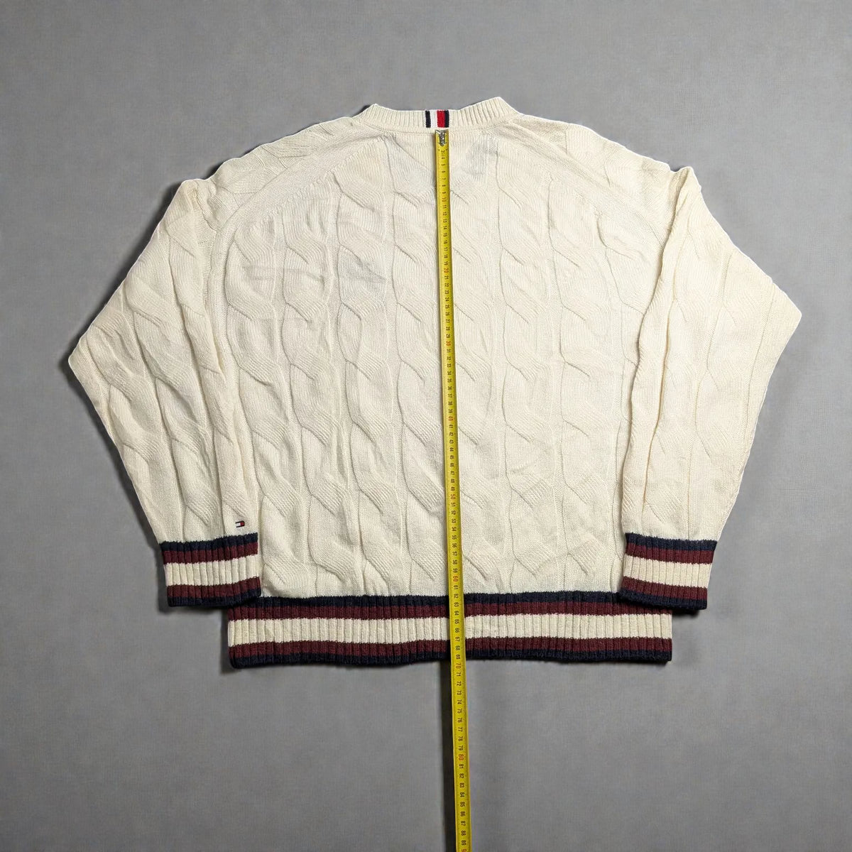 Tommy Hilfiger Monogram Wool Blend Sweater - L