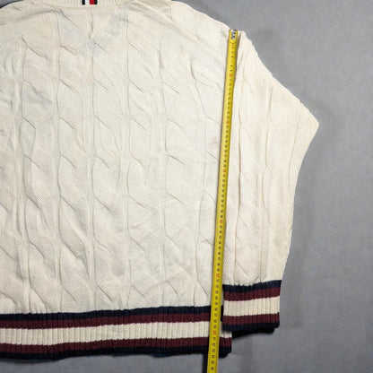Tommy Hilfiger Monogram Wool Blend Sweater - L