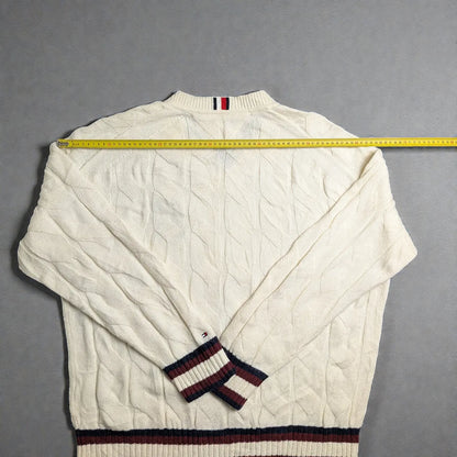 Tommy Hilfiger Monogram Wool Blend Sweater - L