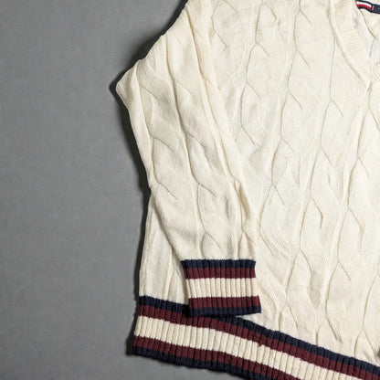 Tommy Hilfiger Monogram Wool Blend Sweater - L
