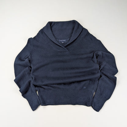 Maglione Tommy Hilfiger vintage con collo sciallato - S/M
