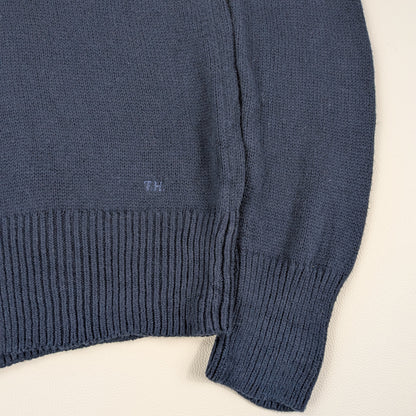 Maglione Tommy Hilfiger vintage con collo sciallato - S/M