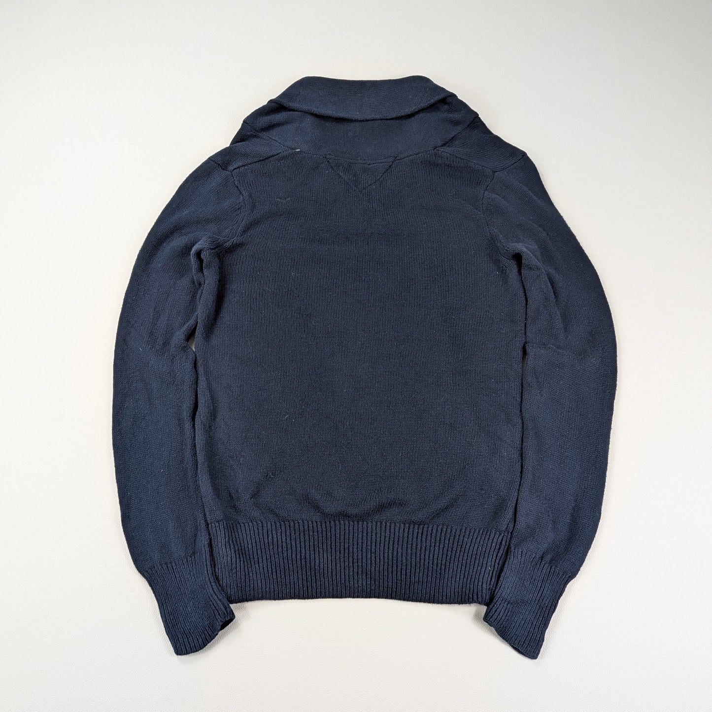 Maglione Tommy Hilfiger vintage con collo sciallato - S/M