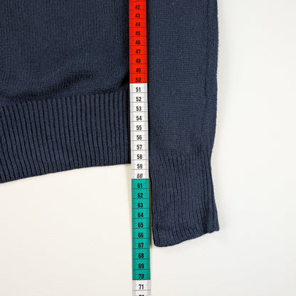 Maglione Tommy Hilfiger vintage con collo sciallato - S/M