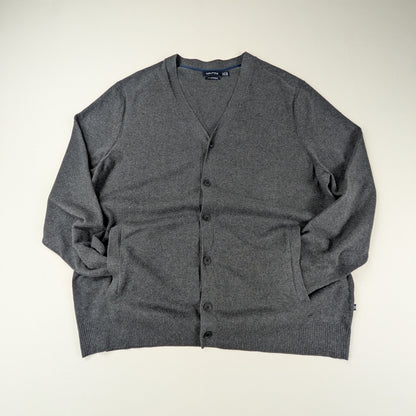 Cardigan Nautica vintage minimal cotone Pima - 2XL/3XL