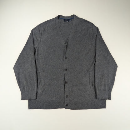Cardigan Nautica vintage minimal cotone Pima - 2XL/3XL