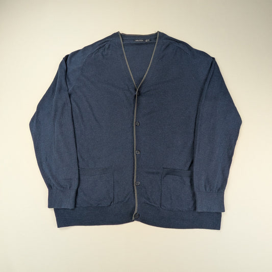 Cardigan Nautica vintage anni 90 oversize modal luxury - 2XL