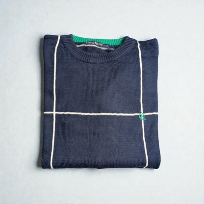 Maglione vintage Nautica anni ’90 oversize - L/XL