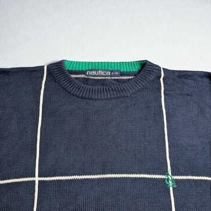 Maglione vintage Nautica anni ’90 oversize - L/XL