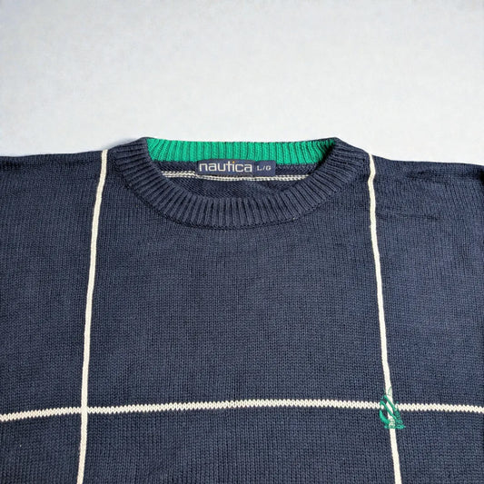Maglione vintage Nautica anni ’90 oversize - L/XL