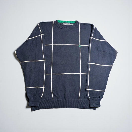 Maglione vintage Nautica anni ’90 oversize - L/XL