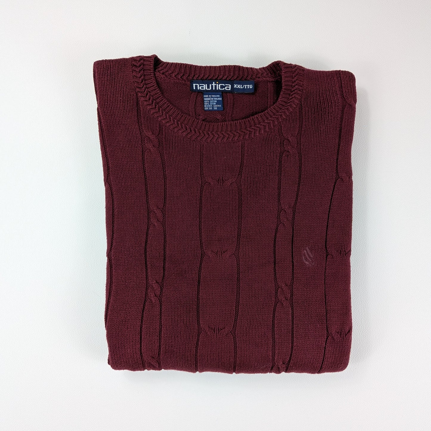 Maglione Nautica vintage oversize preppy - 2XL