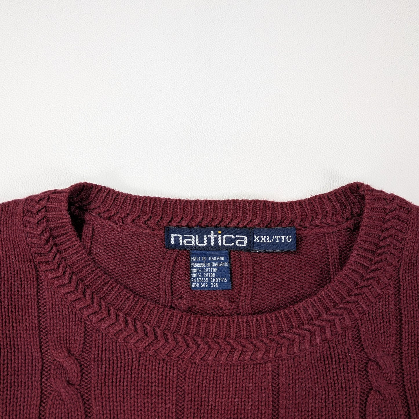 Maglione Nautica vintage oversize preppy - 2XL