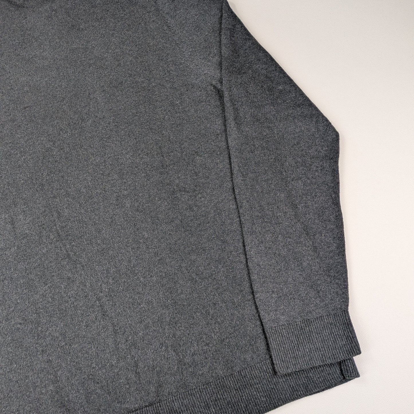 Maglione polo Eddie Bauer vintage anni 90 cotone cashmere - L Tall / XL