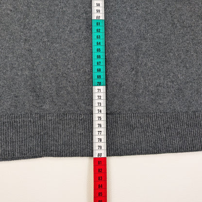 Maglione polo Eddie Bauer vintage anni 90 cotone cashmere - L Tall / XL