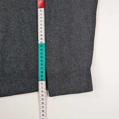 Maglione polo Eddie Bauer vintage anni 90 cotone cashmere - L Tall / XL