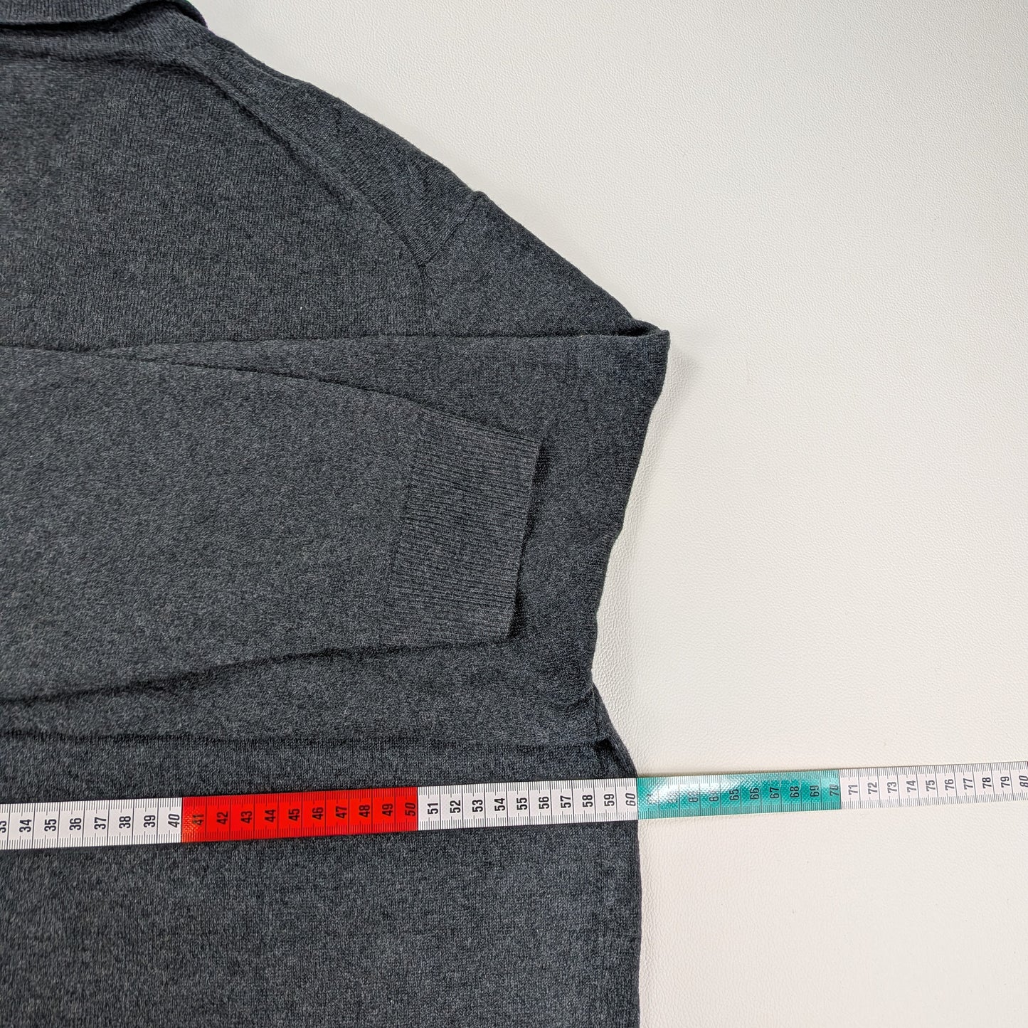 Maglione polo Eddie Bauer vintage anni 90 cotone cashmere - L Tall / XL