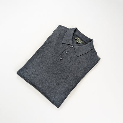 Maglione polo Eddie Bauer vintage anni 90 cotone cashmere - L Tall / XL