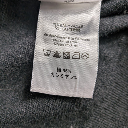 Maglione polo Eddie Bauer vintage anni 90 cotone cashmere - L Tall / XL