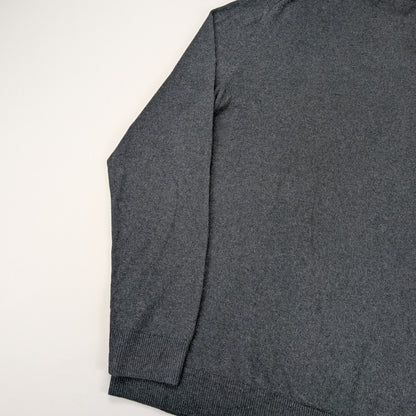 Maglione polo Eddie Bauer vintage anni 90 cotone cashmere - L Tall / XL