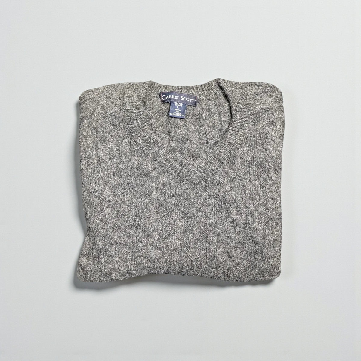 Maglione vintage in lana Shetland - L