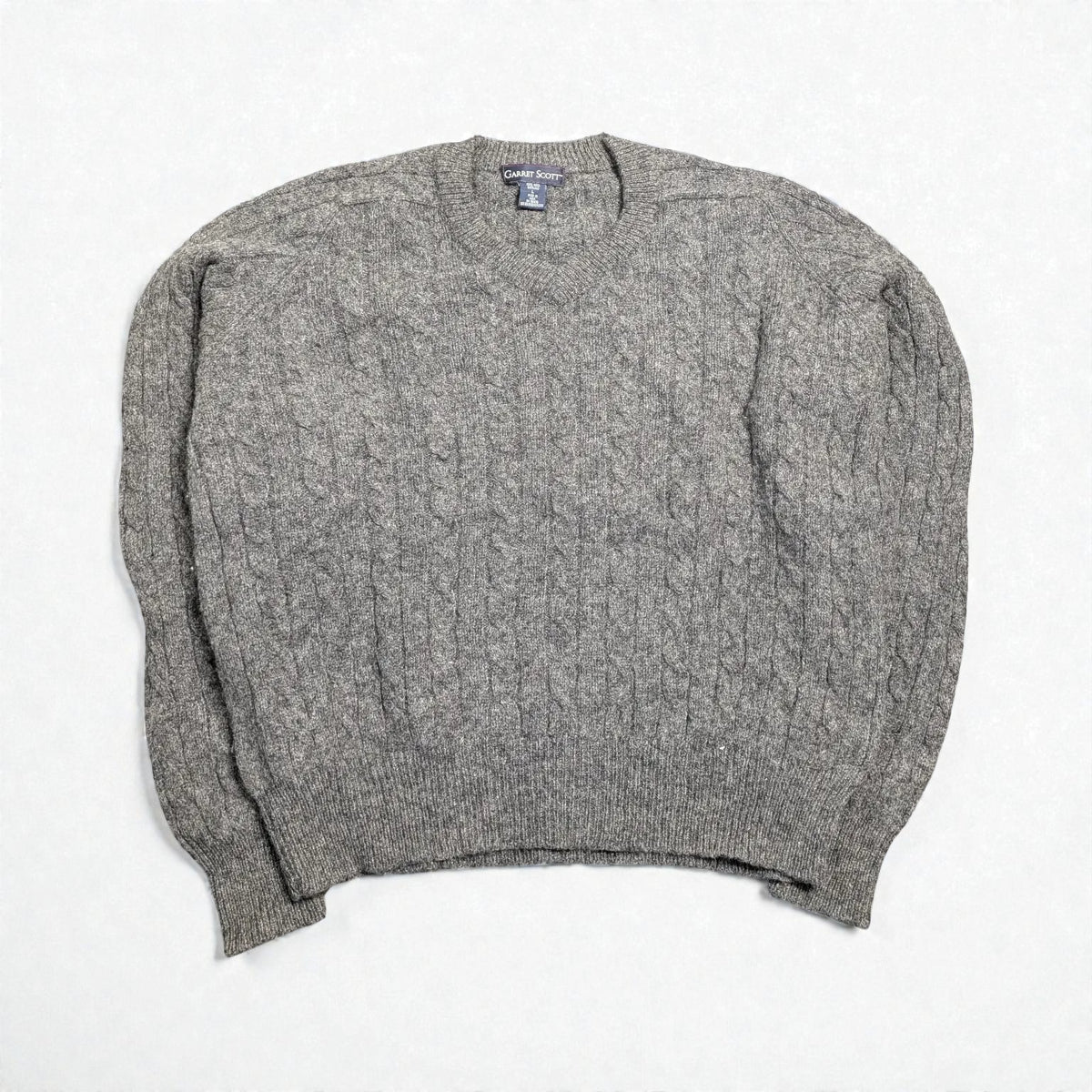 Maglione vintage in lana Shetland - L