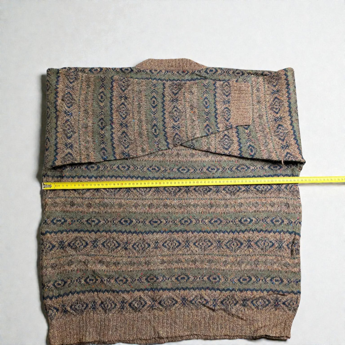 Maglione Eddie Bauer vintage lana tweed con neps - XL/2XL