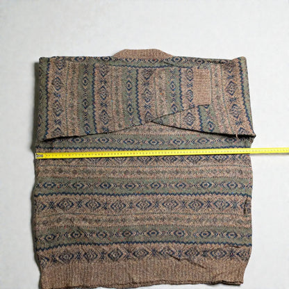 Maglione Eddie Bauer vintage lana tweed con neps - XL/2XL