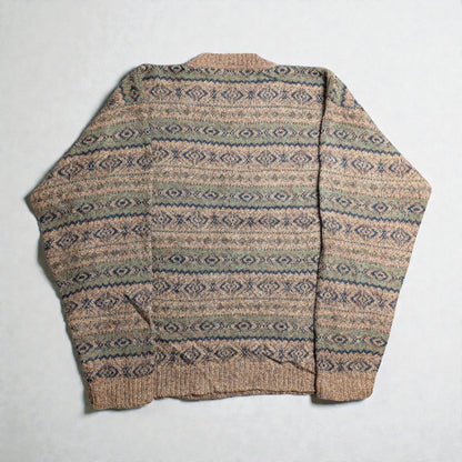 Maglione Eddie Bauer vintage lana tweed con neps - XL/2XL