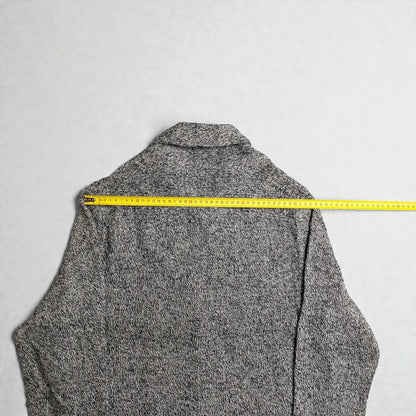 Cardigan vintage Eddie Bauer con collo sciallato - S