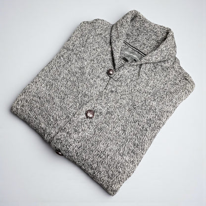 Cardigan vintage Eddie Bauer con collo sciallato - S