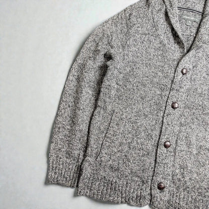 Cardigan vintage Eddie Bauer con collo sciallato - S