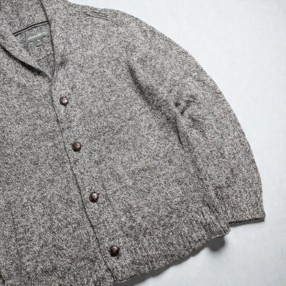 Cardigan vintage Eddie Bauer con collo sciallato - S