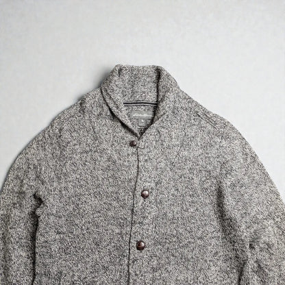 Cardigan vintage Eddie Bauer con collo sciallato - S