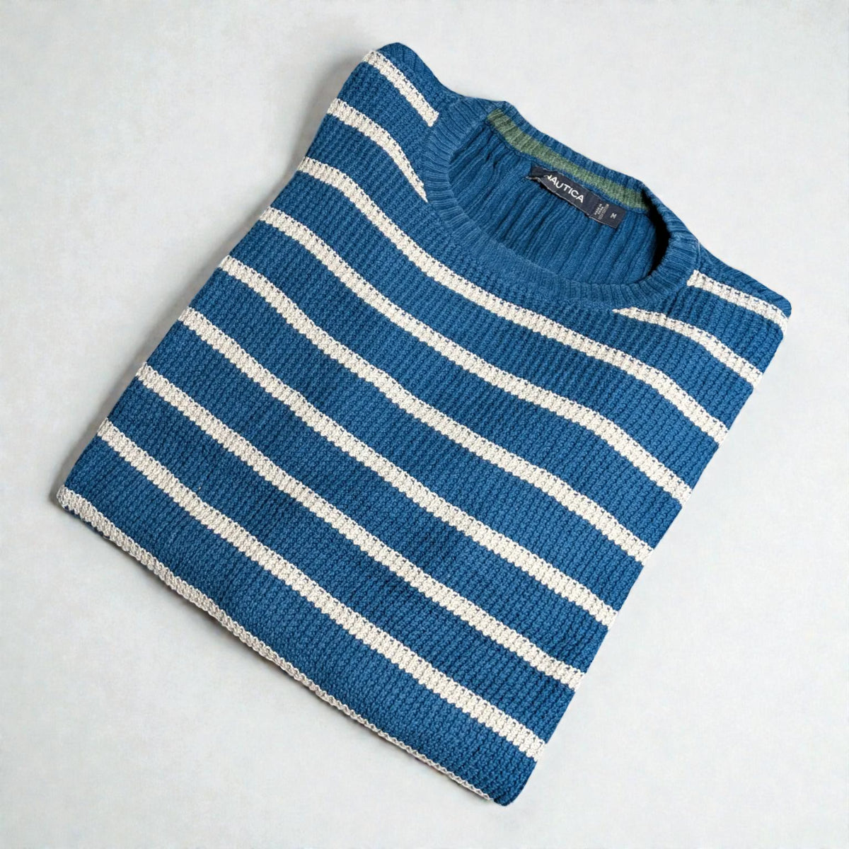Nautica Vintage Preppy Sailing Sweater - M