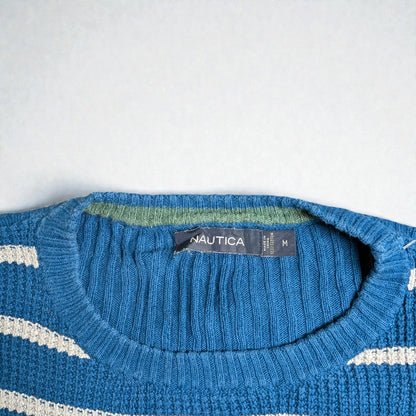 Nautica Vintage Preppy Sailing Sweater - M