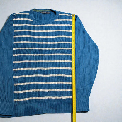 Nautica Vintage Preppy Sailing Sweater - M
