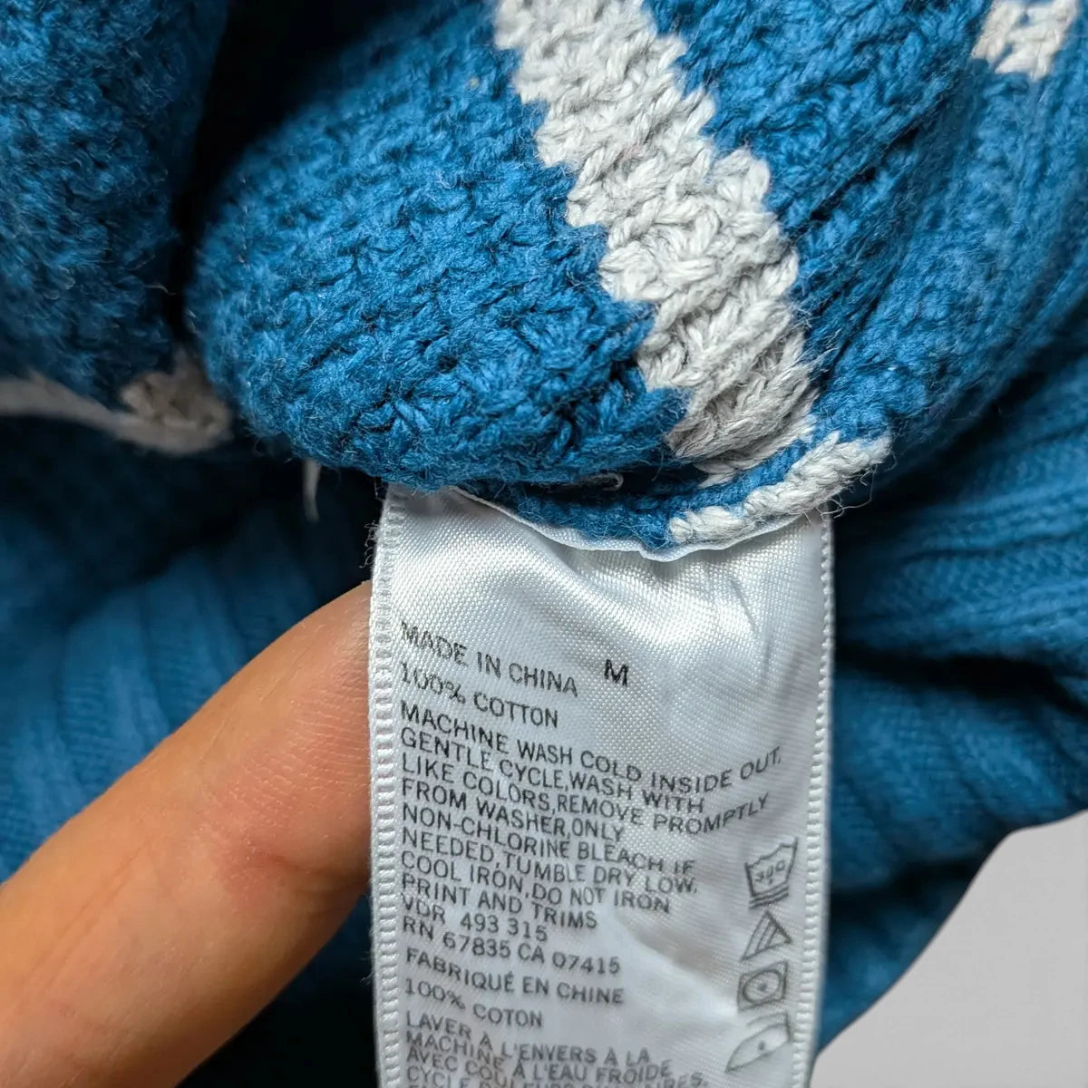 Nautica Vintage Preppy Sailing Sweater - M